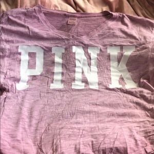 Pink oversized shirt
